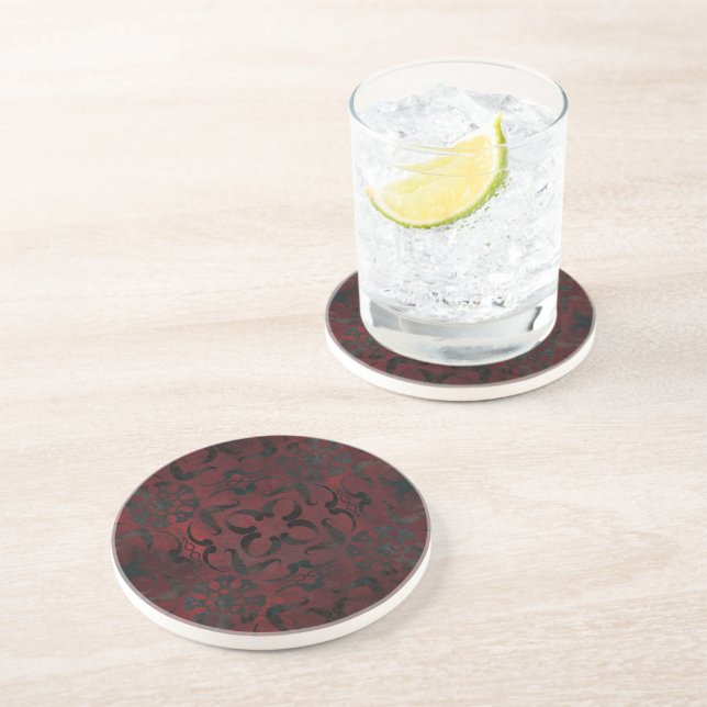 Dessous De Verre En Grès motif gothique (Côté)