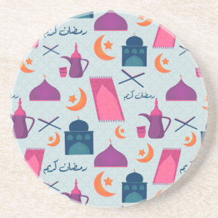 Dessous De Verre En Grès Motif Joyeux Ramadan