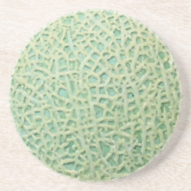 Dessous De Verre En Grès motif melon (Devant)