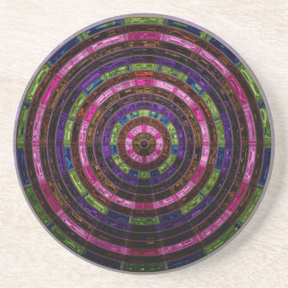 Dessous De Verre En Grès Motif mosaïque Abstrait #11