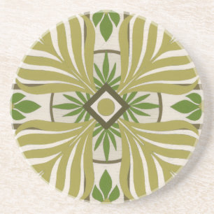 Dessous De Verre En Grès Motif Non-Embelli II de paume