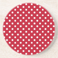 Motif Pois Blanc Rouge et blanc