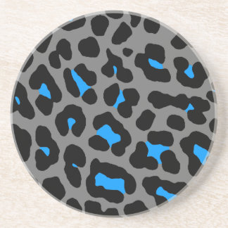 Dessous De Verre En Grès Motif Taches de Léopard Rétro Corey Tiger 80s