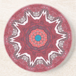 Dessous De Verre En Grès Motif tribal de l'ethnie Sindh.jpg