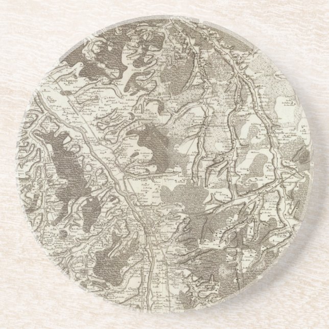 Dessous De Verre En Grès Moulins (Devant)