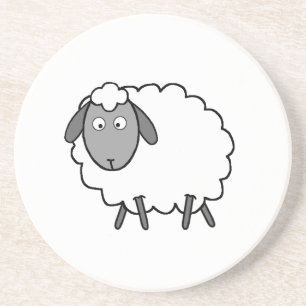Dessous De Verre En Grès Moutons