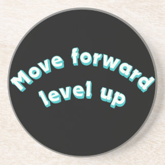 Dessous De Verre En Grès Move Forward Level Up
