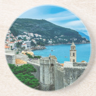 Dessous De Verre En Grès Mur de Dubrovnik