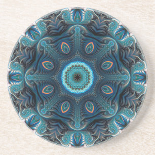Dessous De Verre En Grès Mysterious space mandala