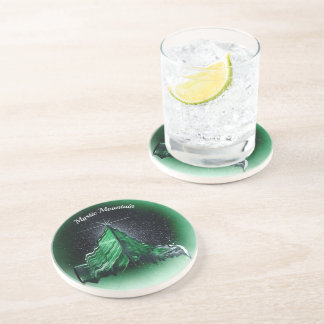 Dessous De Verre En Grès Mystic Mountain
