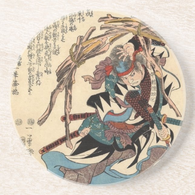 Dessous De Verre En Grès Nakamura Kansuke Tadatoki (Devant)