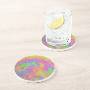 Dessous De Verre En Grès Nappe de Mosaïque de Pétrole