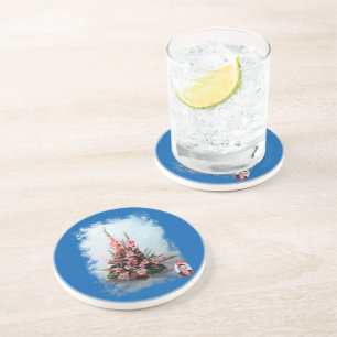 Dessous De Verre En Grès Nature morte de fleurs