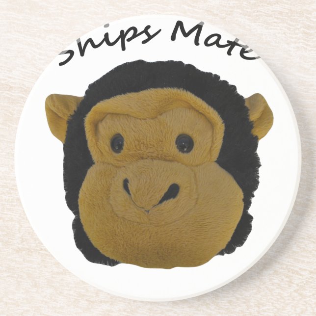 Dessous De Verre En Grès Navires Mate (Devant)