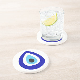 Dessous De Verre En Grès Nazar Amulet