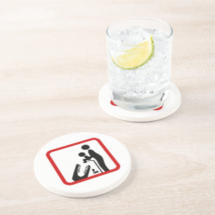 Dessous De Verre En Grès Ne pas nourrir le bébé au Zoo du Crocodile