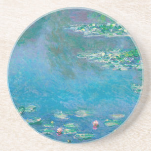 Dessous De Verre En Grès Nénuphar de Claude Monet Fine Art Painting