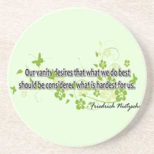 Dessous De Verre En Grès Nietzsche