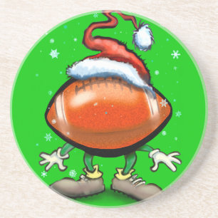 Dessous De Verre En Grès Noël du football