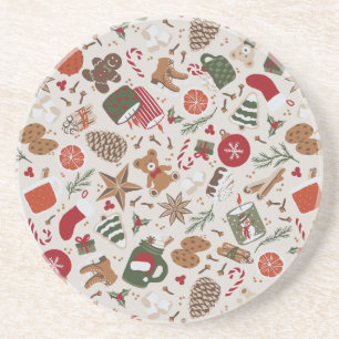 Dessous De Verre En Grès Noël et épices