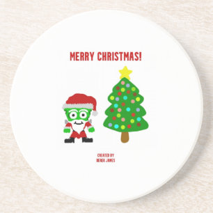 Dessous De Verre En Grès Noël FrankenFromage Dessous de verre de grès