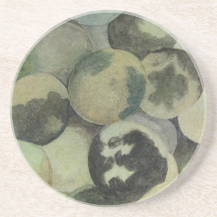 Dessous De Verre En Grès Noix noires
