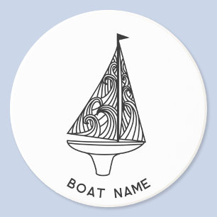 Dessous De Verre En Grès Nom du bateau à voile