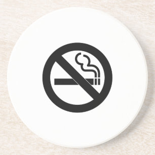 Dessous De Verre En Grès Non-fumeurs