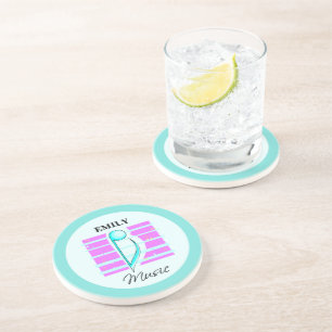Dessous De Verre En Grès Note de félicitations, représentation musicale