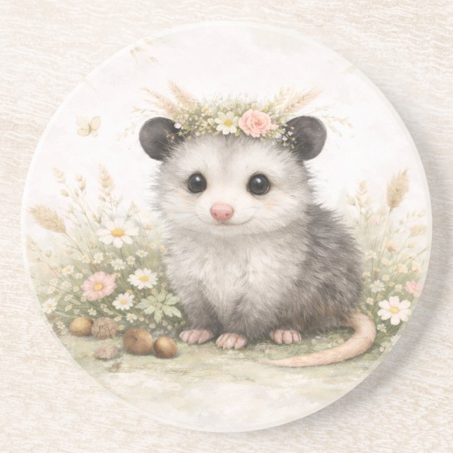 Dessous De Verre En Grès Notes (Devant)