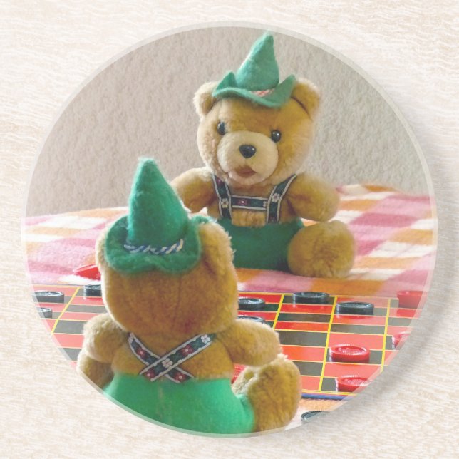 Dessous De Verre En Grès Nounours (Devant)