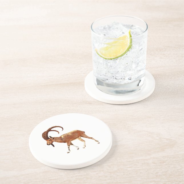 Dessous De Verre En Grès Nubian Ibex - Ein Gedi (Côté)