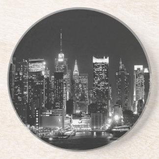 Dessous De Verre En Grès Nuit à New York