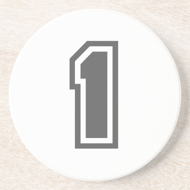 Dessous De Verre En Grès Numéro 1 (Devant)