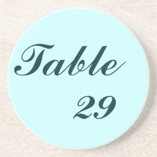 Dessous De Verre En Grès Numéro de table