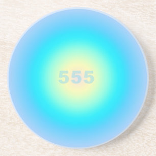 Dessous De Verre En Grès Numéros d'ange 555 - Nouveaux débuts