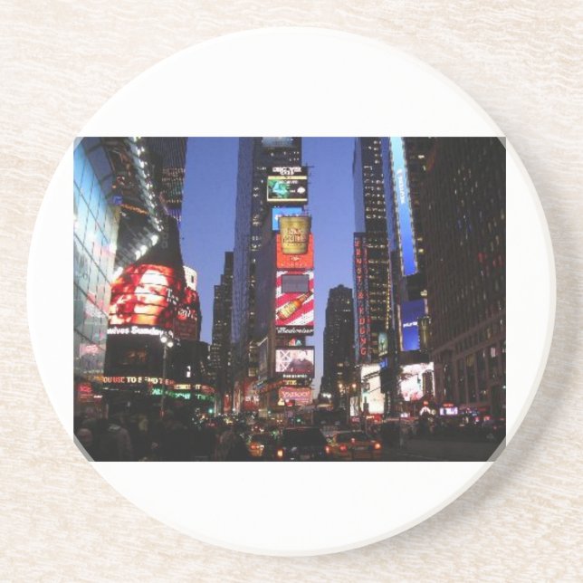 DESSOUS DE VERRE EN GRÈS NY TIME SQUARE (Devant)