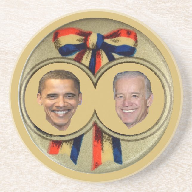 Dessous De Verre En Grès Obama Biden (Devant)