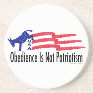 Dessous De Verre En Grès Obéissance Patriotisme