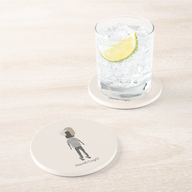 Dessous De Verre En Grès objet_15_un homme_1 grès (Côté)