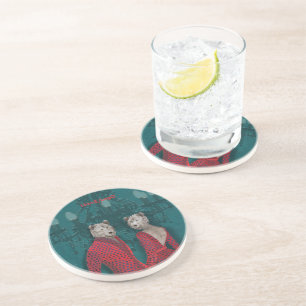 Dessous De Verre En Grès objet_20_une femme, un homme_2 grès