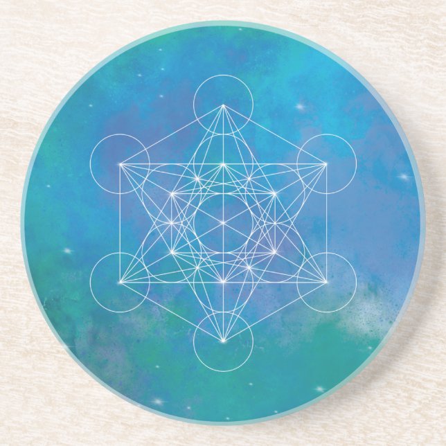 Dessous De Verre En Grès Océan Harmonie – Metatron (Devant)