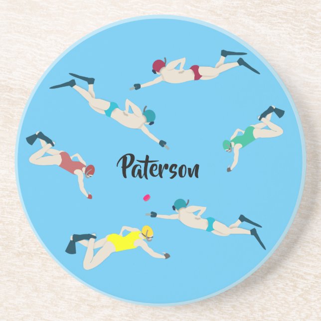 Dessous De Verre En Grès Octopush (Devant)