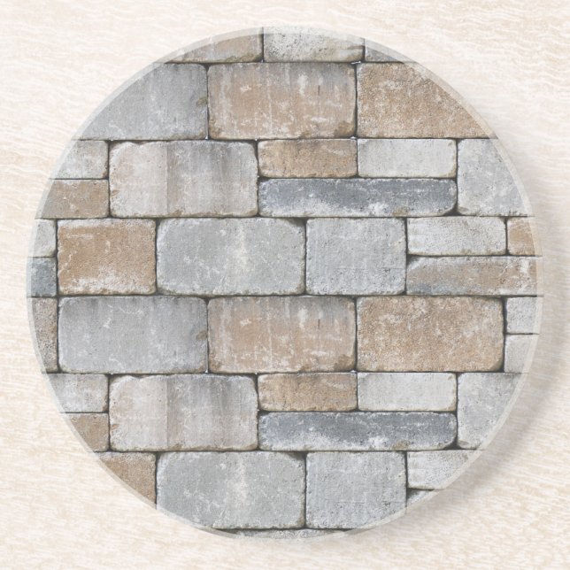 Dessous De Verre En Grès old brick wall coaster set (Devant)