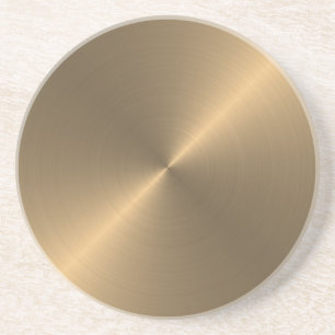 Dessous De Verre En Grès Or