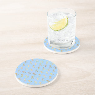 Dessous De Verre En Grès Oreiller jeté avec fond de sirène fantastique