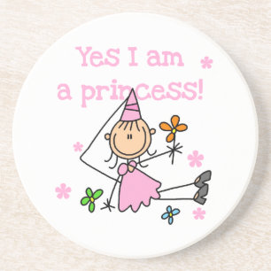 Dessous De Verre En Grès Oui, je suis une princesse