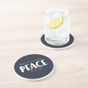 Dessous De Verre En Grès Paix 2