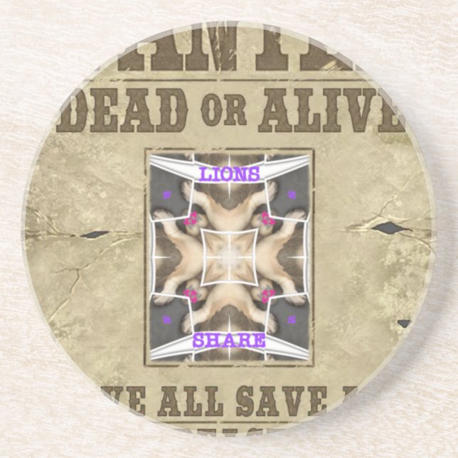 Dessous De Verre En Grès Paix Recherchée, Amour et Inspiration : Diffuser H (Devant)