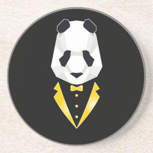 Dessous De Verre En Grès Panda de luxe
